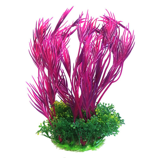 Purple & Pink Plastic Plant 20cm