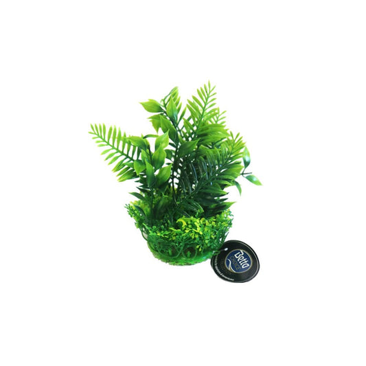 Green Fern Plastic Aquarium Plant