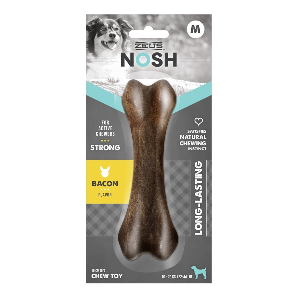 Zeus NOSH Strong Chew Bone - Bacon Flavour