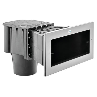 ProfiSkim Wall Wide Mouth Stainless Steel Faceplate