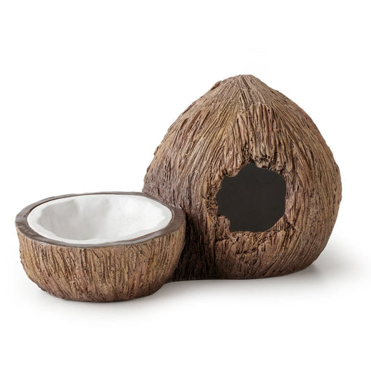 Coconut Hide & Water Dish