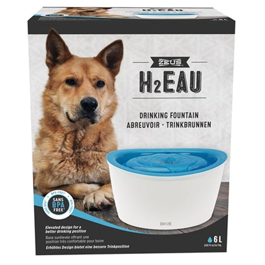 H2EAU Dog Drinking Fountain 6L