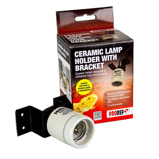 Ceramic Lamp Holder With Bracket