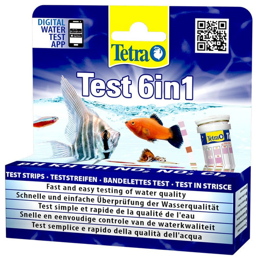 Test 6 in 1 Water Test Kit (25pk)