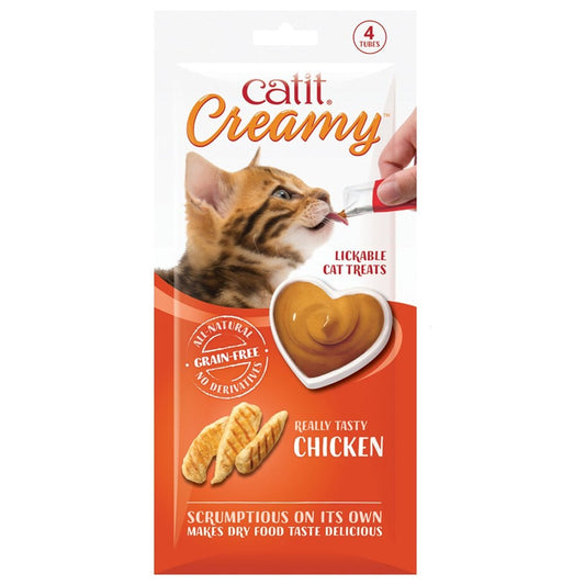 Creamy Lickable Cat Treats - Chicken (4pk)