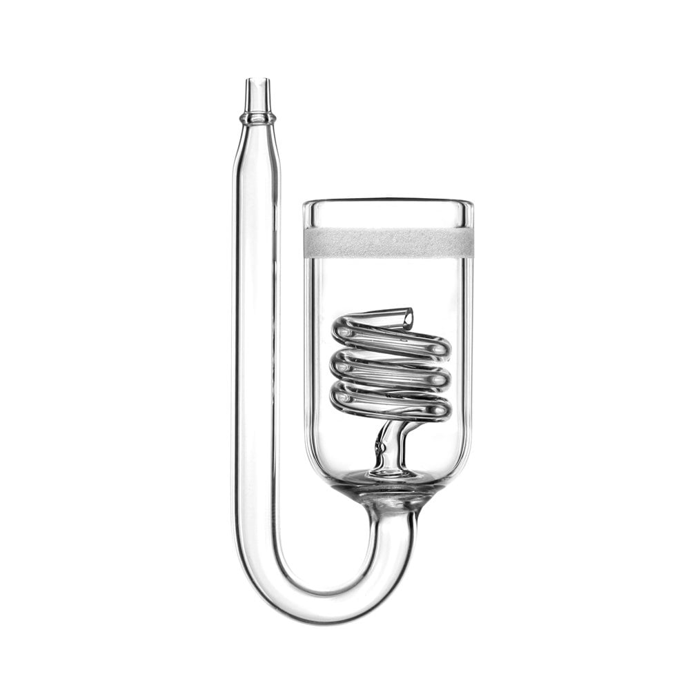 Glass Spiral Bubble Counting CO2 Diffuser 23mm