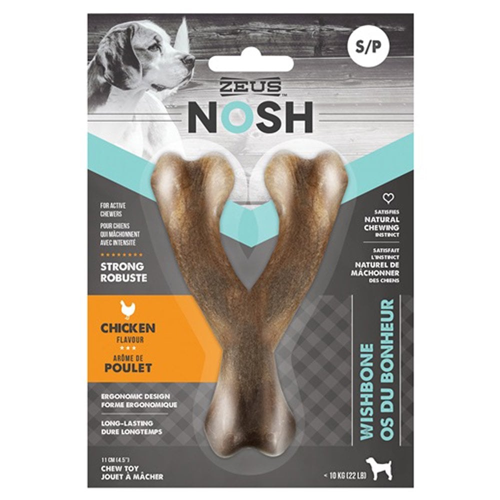 NOSH Strong Wishbone Chew Toy - Chicken Flavour