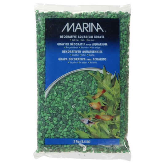 Decorative Aquarium Gravel Green 2kg
