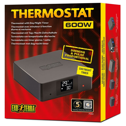 600W Dimming/Pulse Proportional Thermostat With Day Night Timer