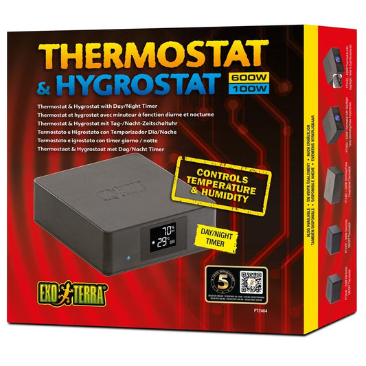 600W Thermostat And 100W Hygrostat With Day/Night Timer