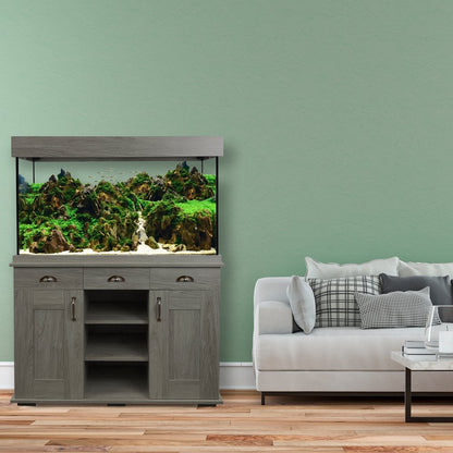 Shaker 252L Aquarium & Cabinet Set - Slate Grey