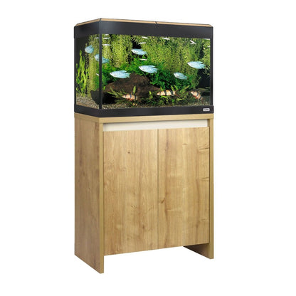 Roma 90 Bluetooth LED Aquarium & Cabinet Set - Oak