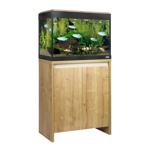 Roma 90 Bluetooth LED Aquarium & Cabinet Set - Oak