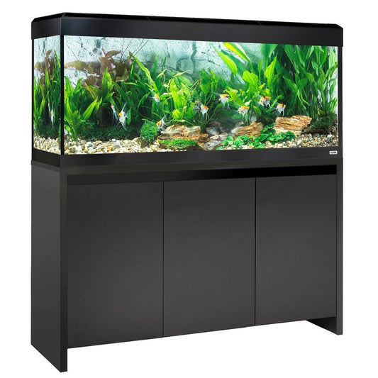 Roma 240 Bluetooth LED Aquarium & Cabinet Set - Black
