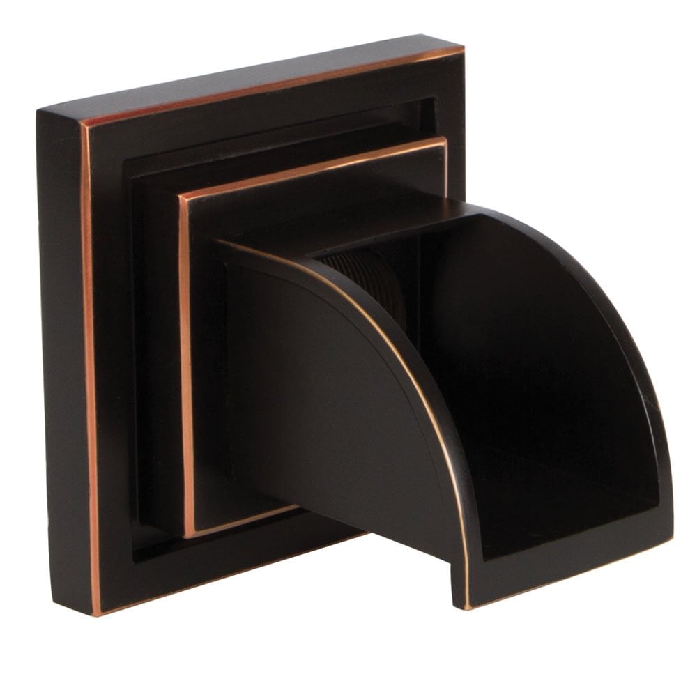 Wall Spout Square - Bronze