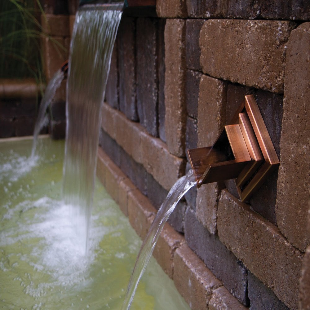 Wall Spout Rhombus - Copper