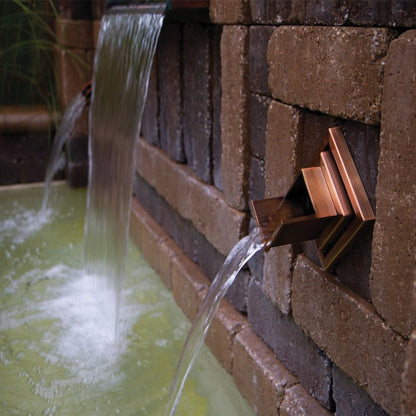 Wall Spout Rhombus - Copper