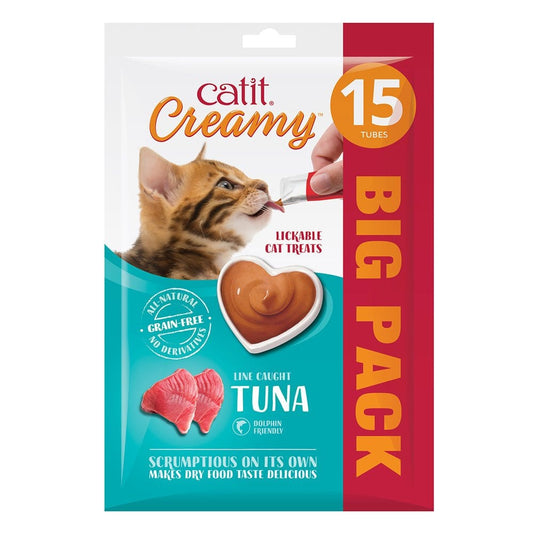 Creamy Lickable Cat Treats - Tuna (15pk)