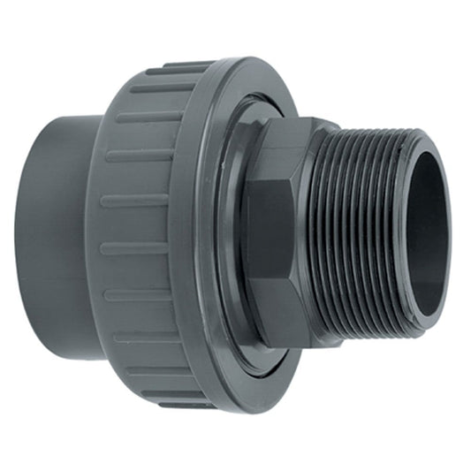 Single Union Threaded Male to Pressure Pipe Female Connectors