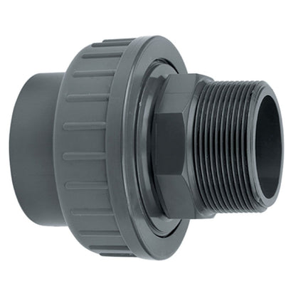Single Union Threaded Male to Pressure Pipe Female Connectors