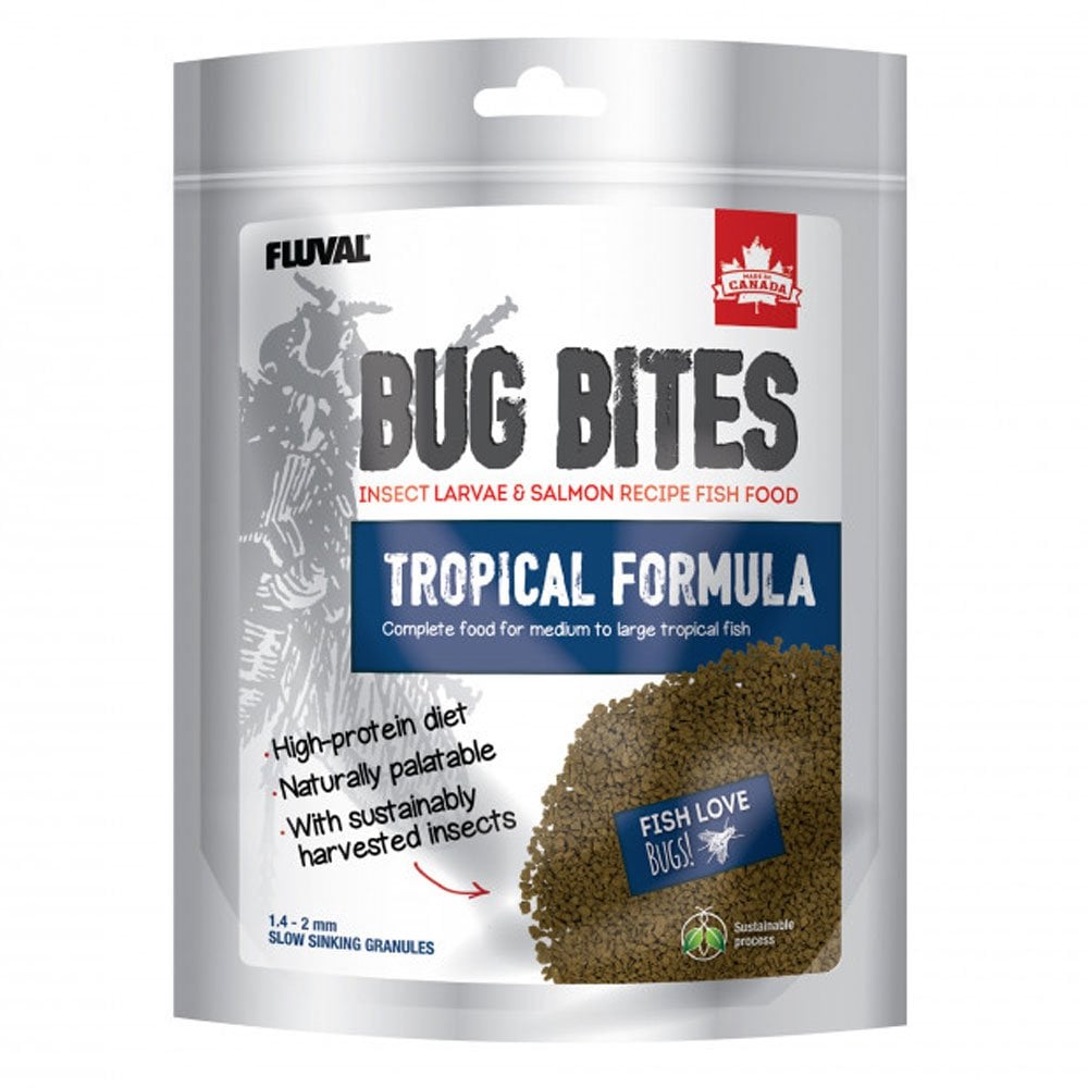 Fluval Bug Bites Tropical Formula Fish Food