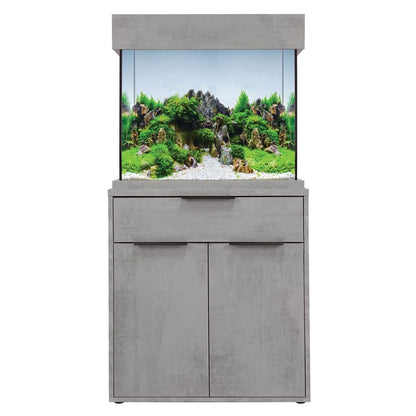 OakStyle 110 Aquarium & Cabinet Set - Industrial Concrete