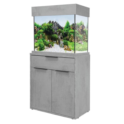 OakStyle 110 Aquarium & Cabinet Set - Industrial Concrete