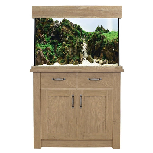 OakStyle 145 Aquarium & Cabinet Set - Yorkshire Oak