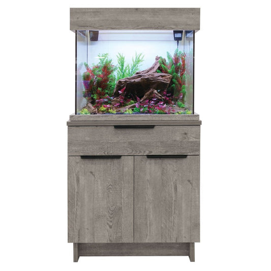 OakStyle 110 Aquarium & Cabinet Set - Urban Grey