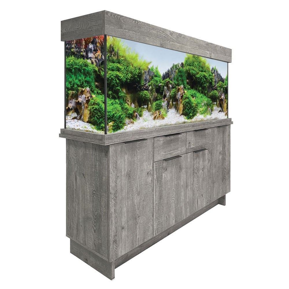 OakStyle 300 Aquarium & Cabinet Set - Urban Grey