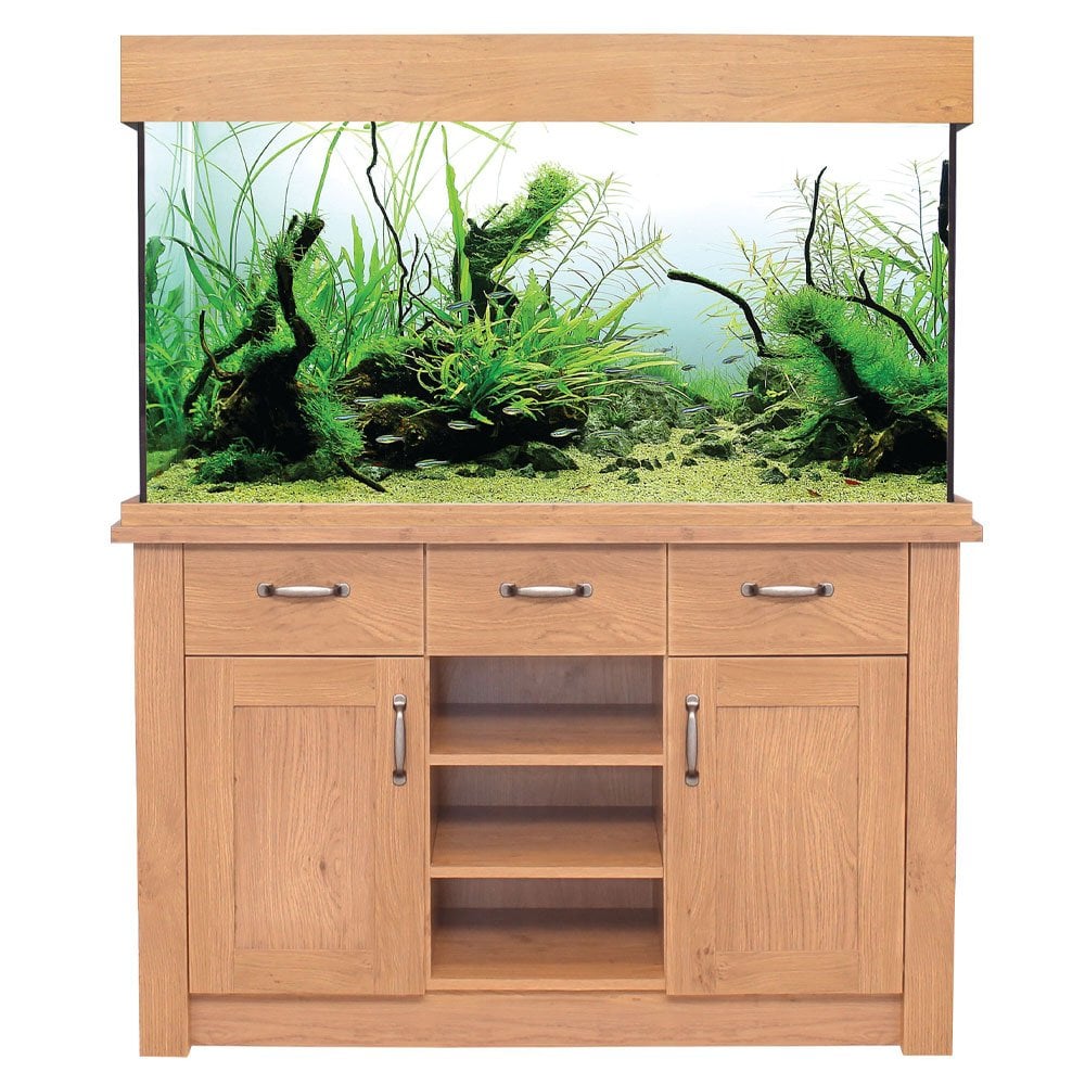 OakStyle 230 Aquarium & Cabinet Set - Original Oak