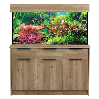 OakStyle 230 Aquarium & Cabinet Set - Nash Oak