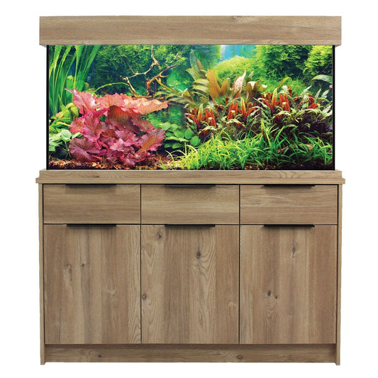 OakStyle 230 Aquarium & Cabinet Set - Nash Oak