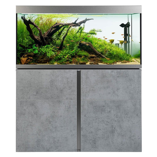Siena 332L Aquarium & Cabinet Set - Concrete