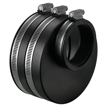 Rubber Connection 2" Female Threaded - DN110 Eccentric