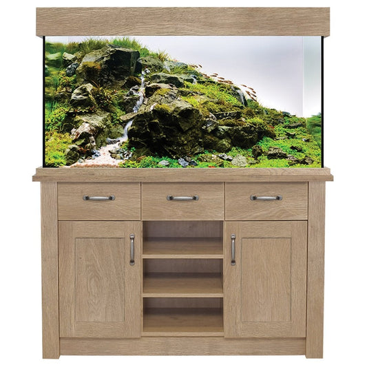 OakStyle 230 Aquarium & Cabinet Set - Yorkshire Oak