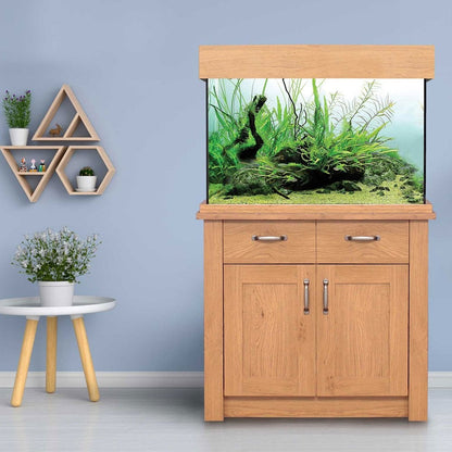 OakStyle 145 Aquarium & Cabinet Set - Original Oak