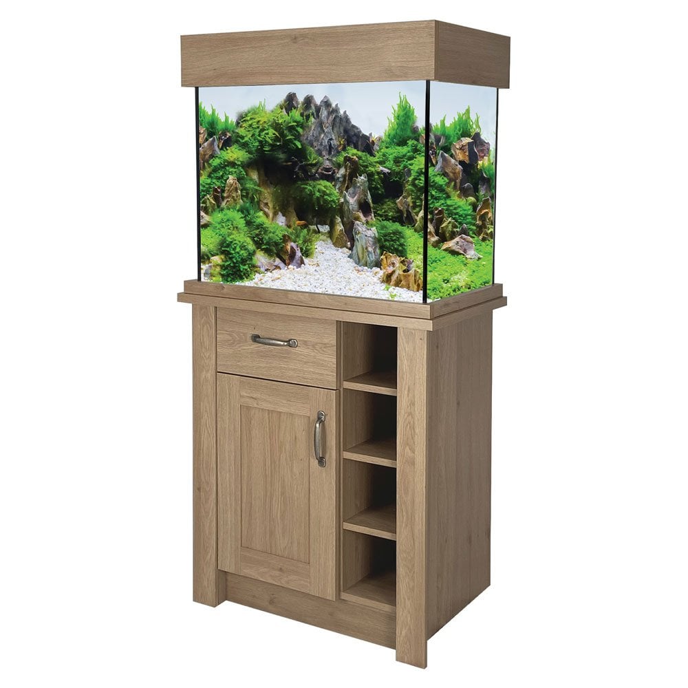 OakStyle 110 Aquarium & Cabinet Set - Yorkshire Oak