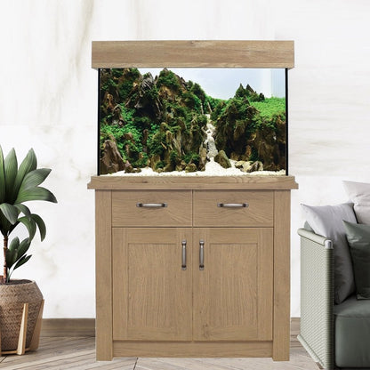 OakStyle 145 Aquarium & Cabinet Set - Yorkshire Oak