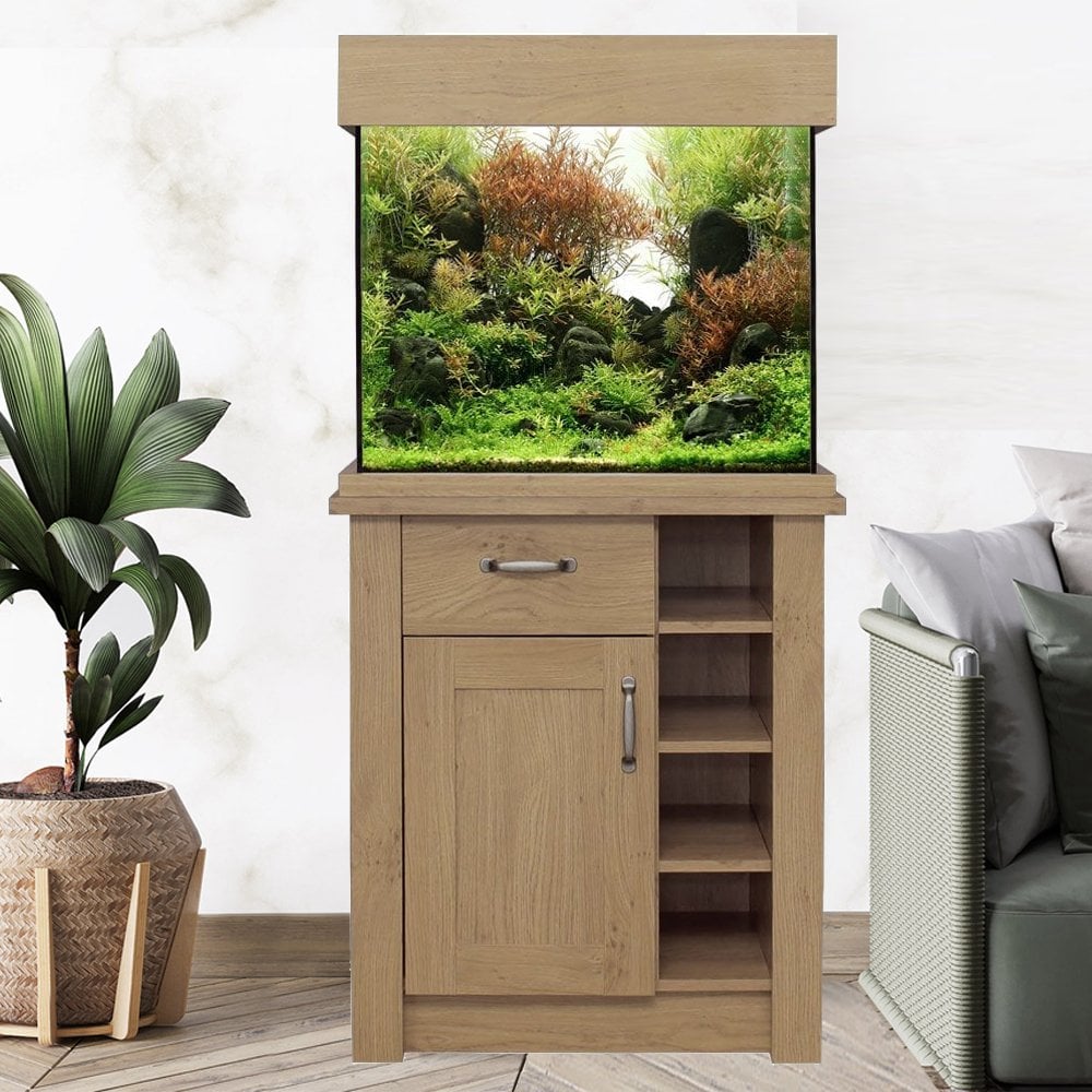 OakStyle 110 Aquarium & Cabinet Set - Yorkshire Oak