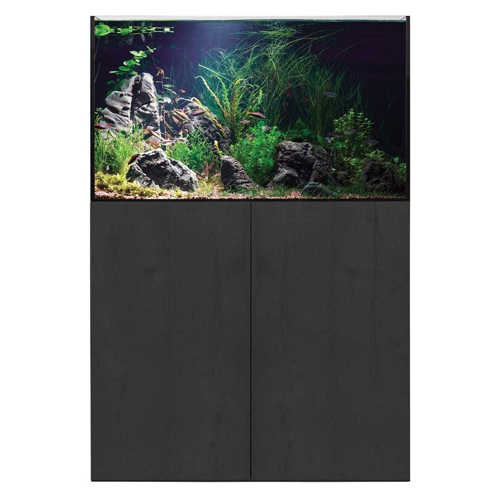 AquaSys 230 Aquarium & Cabinet Set - Black Ash