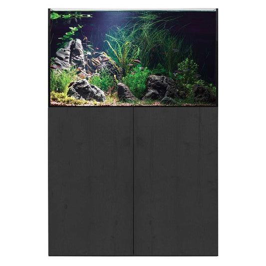 AquaSys 230 Aquarium & Cabinet Set - Black Ash