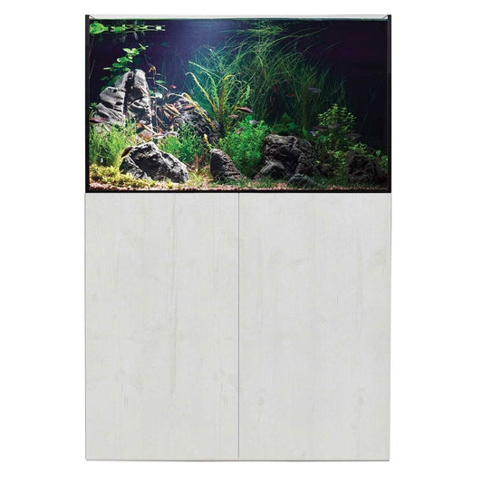 AquaSys 230 Aquarium & Cabinet Set - Soft Matt White