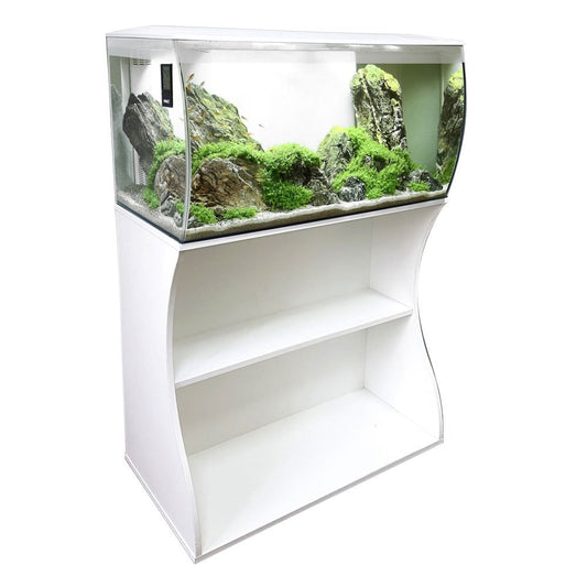 Flex 123L Aquarium & Cabinet Set - White