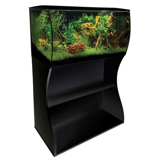 Flex 123L Aquarium & Cabinet Set - Black