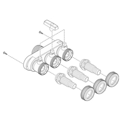 3-Way Water Diverter 1¼inch
