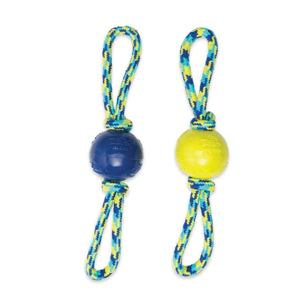 Fitness Ball Double Tug With TPR Ball Encasing Tennis Ball (41cm)