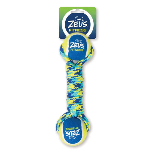 Fitness Double Tennis Ball Rope Dumbbell (23cm)