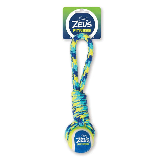 Fitness Tennis Ball Rope Tug (23cm)