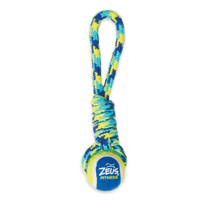 Fitness Tennis Ball Rope Tug (23cm)
